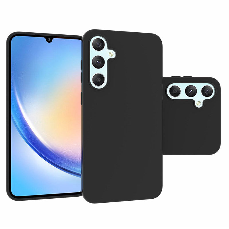 10Pcs / Pack for Samsung Galaxy S23 FE Phone TPU Case Dual-sided Matte Finish Phone Cover - Black 10Pcs / Pack for Samsung Galaxy S23 FE Phone TPU Case Dual-sided Matte Finish Phone Cover - Black